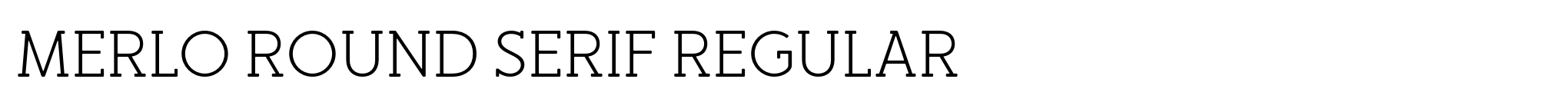 Merlo Round Serif Regular image